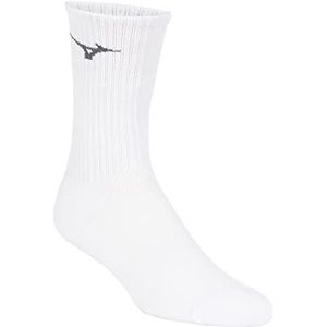Mizuno Vital Crew Sock 3-Pack, White, Medium