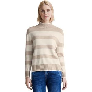 Street One Gebreide damestrui, gestreept, Lucid White, 44