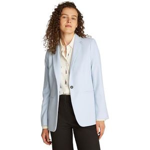 Tommy Hilfiger Dames Core Regular Fit Blazer, Blauw (Breezy Blue), 60