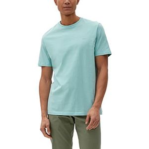 s.Oliver Brad Slim Fit T-shirt voor heren, korte mouwen, Blauw Groen 6067, XL