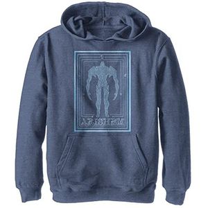 Marvel Jongens Die Eeuwige Arishem Poster Hoodie, Heather Navy, S, Heather Navy, S