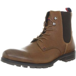 Tommy Hilfiger Carlos 7A veterschoenen voor heren, Oranje Cognac Koffieboon, 42 EU