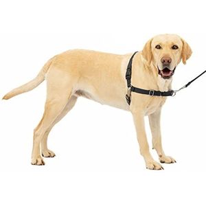 Petsafe Easy Walk hondenservies, inclusief 1,8 m linnen, trekt niet uit, hoog draagcomfort, eenvoudig aan- en uittrekken, groß, zwart