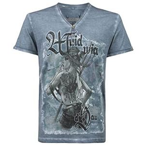 Stockerpoint Rebel Soul T-shirt voor heren, blauw (rook), S
