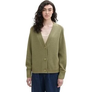 TOM TAILOR Denim Cardigan voor dames, 18938 - Greyish Green, L