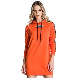 Gianni Kavanagh Orange Statement Hoodie Dress Casual Dames, Oranje, S
