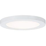 Paulmann 3726 LED-paneel inbouwpaneel Cover-it rond incl. 1x12 watt plafondlamp wit mat lichtpaneel kunststof plafondlicht 3000 K,Wit mat