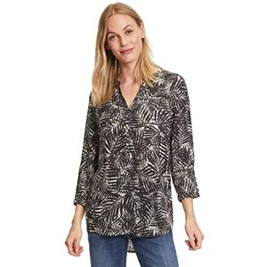 Cartoon Dames 8841/7426 Blouse, Black/Cream, 42