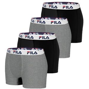 Fila Boxershorts voor heren (4 stuks), Ng, M