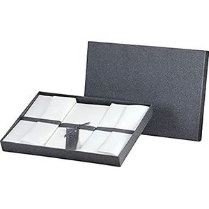 Rössler 10491900201 - Echt handgeschept papier - Stationery doos met 5 kaarten DIN lang, 10 vellen DIN A4 en 15 enveloppen DIN lang