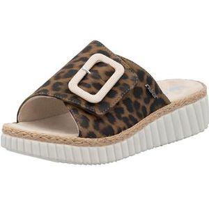 Dierenprint - Zomerschoen - Luipaard - Klittenbandsluiting - Sleehak