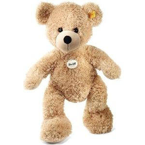 Steiff Knuffeldier Fynn Teddybeer, schattig knuffeldier met kunststof ogen, kinderen, jongens en meisjes, zachte knuffelvrienden, pluche dier 40 cm, beige, 111679