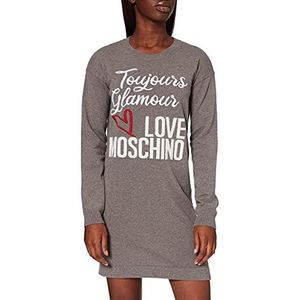 Love Moschino Casual damesjurk, donkergrijs, 40