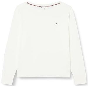 Tommy Hilfiger CRV Co Jersey Stitch Boat-nk SWT Truien voor dames, Ecru, 52