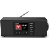 Hama Digitale radio met wekker (DAB radio met groot display, keukenradio, DAB+, seniorenradio met eenvoudige bediening, bluetooth, FM, wekkerradio, stereo-radio, kleine radio met goede ontvangst)