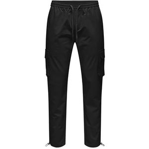 ONLY & SONS Onscommon Cargo 0182 Pant Noos, zwart, XS
