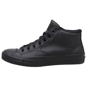 CONVERSE Chuck Taylor All Star Malden Street Faux leer, herensneakers, Black Black Dk Smoke Grey, 35 EU