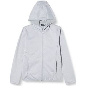 4F JUNIOR Girl's Softshell JSFD001 Jacket, Cold Light Grey Melange, 152 voor meisjes, Cold Light Grey Melange, 152 cm