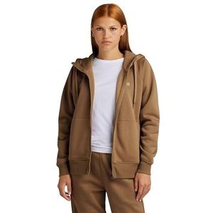G-STAR RAW Premium Core 2.1 Hooded Zip Thru Sweatshirt, Beige (Safari D22727-c235-b444), XXS