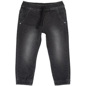 Chicco Broek in denim-look voor kinderen en jongeren, Zwart, 3 anni