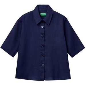 United Colors of Benetton hemd 5bml5qb75 dames, blauw 252, XXS