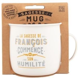MUG NOMADE - Gepersonaliseerde koffie- en theekop maat van François – cadeau voor dames en heren