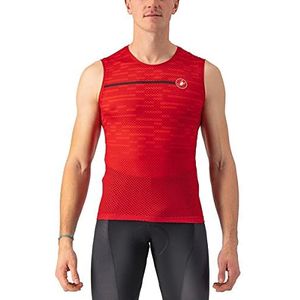 CASTELLI Insider Mouwloos T-shirt voor heren, Donker Rood, L