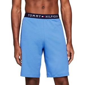 Tommy Hilfiger Heren Jersey Short, Blauwe spreuk, XL