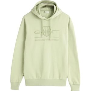 GANT REG Tonal Shield Hoodie, Milky Matcha, S
