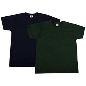 Fruit of the Loom Valueweight T-shirt (set van 2) voor kinderen - multi - 140