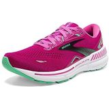 Brooks Adrenaline Gts 23 dames Hardloopschoen, Roze Festival Fuchsia Zwart, 35.5 EU