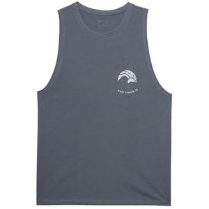 4F T-shirt M1319 antraciet XXL voor heren, Antraciet, XXL