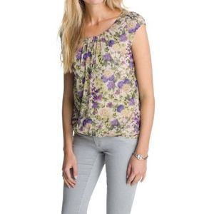 ESPRIT Collection Dames Top met bloemenprint