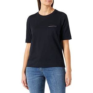 GERRY WEBER Edition Dames 860038-66435 blouse, marineblauw, 42, navy