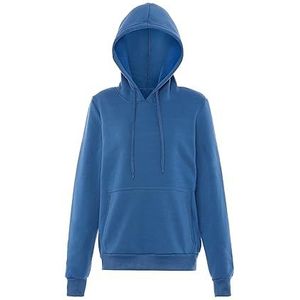 Yuka Modieuze trui hoodie voor dames, polyester, DENIMBLAUW, maat L, denimblauw, L