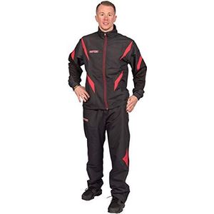 TopTen Fitnesspak ""Premium Quality"" met zwarte broek voor kinderen - Gr. XXS = 140 cm, zwart-rood