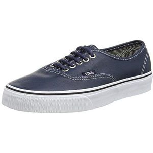 Vans Unisex authentieke low-top, Blauwe jurk blauwe strepen, 47 EU