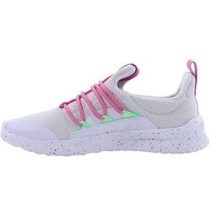 adidas Lite Racer Adapt 5.0 K Sneakers voor kinderen, uniseks, Ftwr White Grey One Bliss Pink, 39 1/3 EU