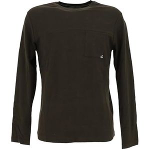 Teddy Smith T- Miller ML T-shirt voor heren, Raven Kaki, M