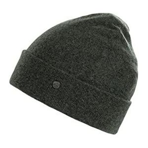 BICKLEY + MITCHELL Heren Cashmere Merino Blend Turncuff Mens 1205-01-12-53 Beanie Hoed, Army, One Size