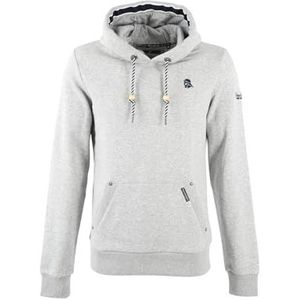 PLUMDALE Heren Hoodie 36619041-PL01, lichtgrijs melange, M, lichtgrijs, gemêleerd, M