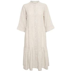 Part Two Pelinpw Dr Dress Relaxed Fit dames, Vetiver Stripe, 32