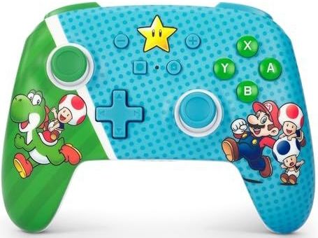 PowerA - Geavanceerde Draadloze Controller - Super Star-vrienden - Voor Nintendo Switch