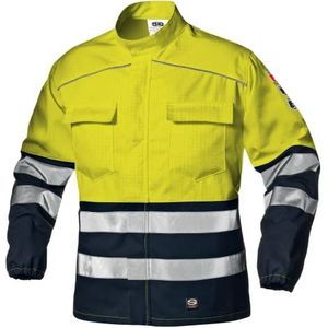 Sir Safety System MC5914ED46""Supertech"" jas, waarschuwingsbescherming geel/blauw, maat 46