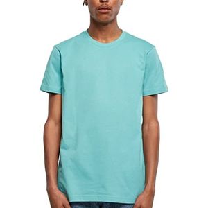 Urban Classics Basic T-shirt voor heren van katoen, ronde hals, verkrijgbaar in meer dan 15 kleuren, effen, maat S tot 5XL, glas, XL