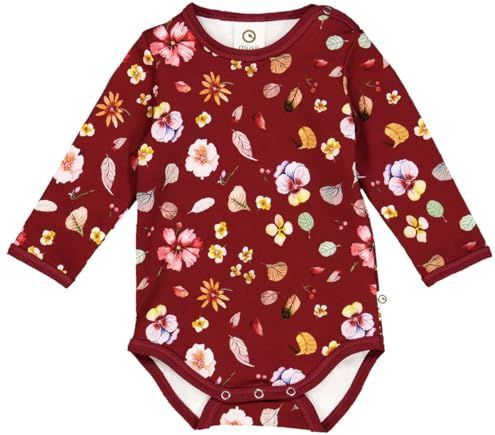 Müsli by GREEN COTTON Rompertje/body  geel / pink / donkerrood