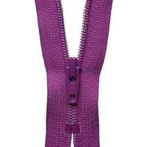 YKK Coil Zip, Nr. 299 Donker Fuchsia, 25 cm Lengte