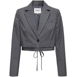 ONLALANA L/S Short TIE Blazer TLR, Blackened Pearl, 38