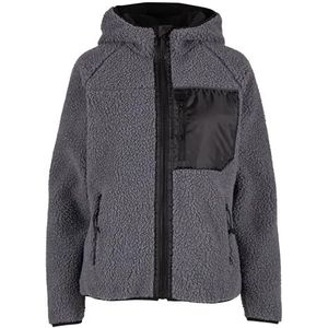 Brandit Women Teddyfl. Jacket Hood 15Y, Farbe: anthracite, Größe: 4XL