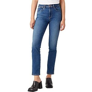 Wrangler Slim Jeans voor dames, Blue Noise, 28W x 30L